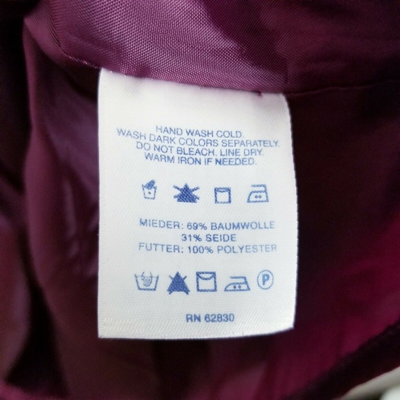 Lands End Silk Blend Paisley Print Dress Size 2 - Picture 7 of 9